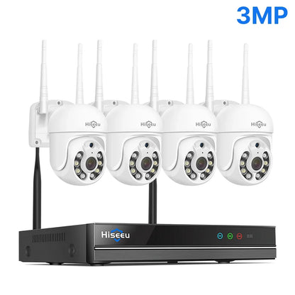 WiFi CCTV Security Camera System 10CH NVR Kit