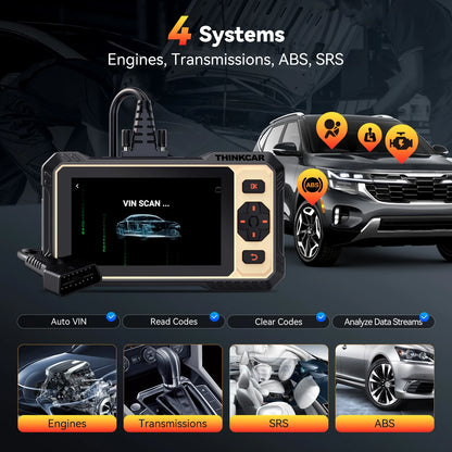 ThinkScan 662 Auto Scan Tool with Active Tests