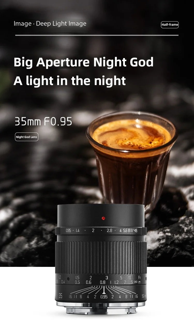 35mm F0.95 Prime Lens Manual Focus Canon RF