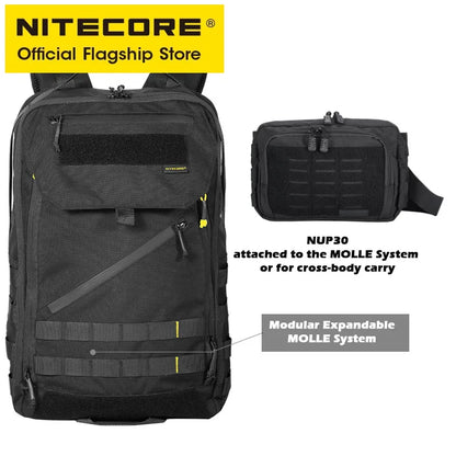 23L Heavy Duty Travel Backpack Molle System Laptop 15.6"