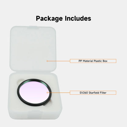 2" Multi-Bandpass Telescope Filter for Galaxy Photography
