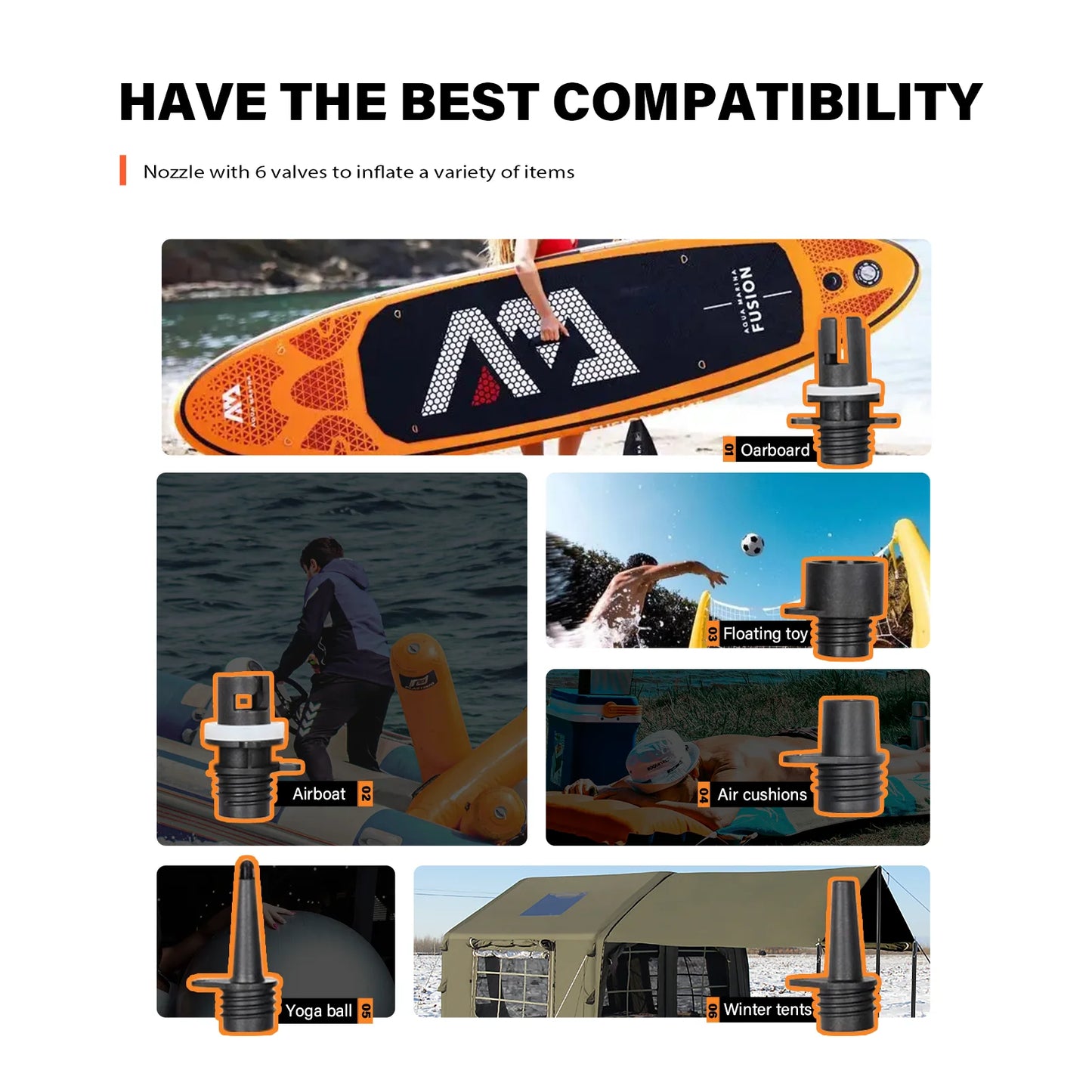 Cordless 20PSI Air Pump 12000mAh SUP Kayak Inflator