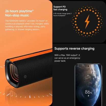 Portable Wireless Bluetooth Speaker with Powerful Bass