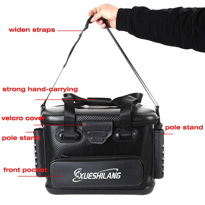 Waterproof 40L Fishing Tackle Storage Backpack