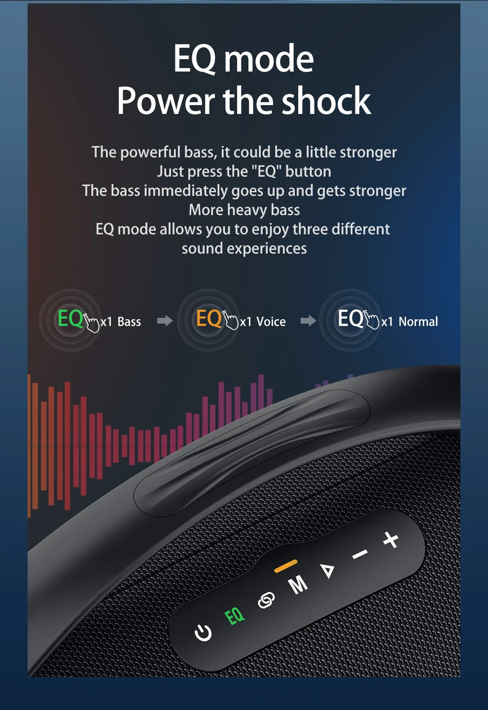 80W Portable Bluetooth Speaker Waterproof 16000mAh RGB TWS