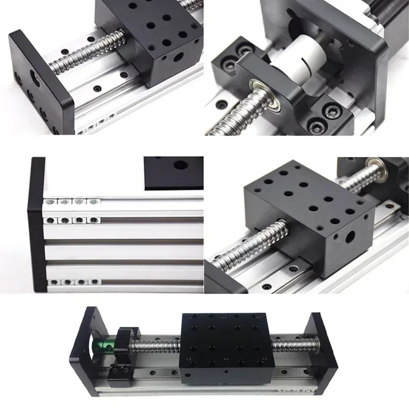CNC XYZ Axis Linear Guide Table 200mm Stroke