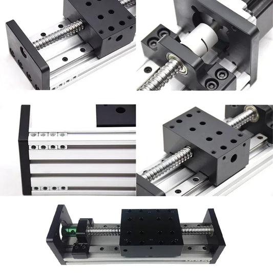 CNC XYZ Axis Linear Guide Table 200mm Stroke