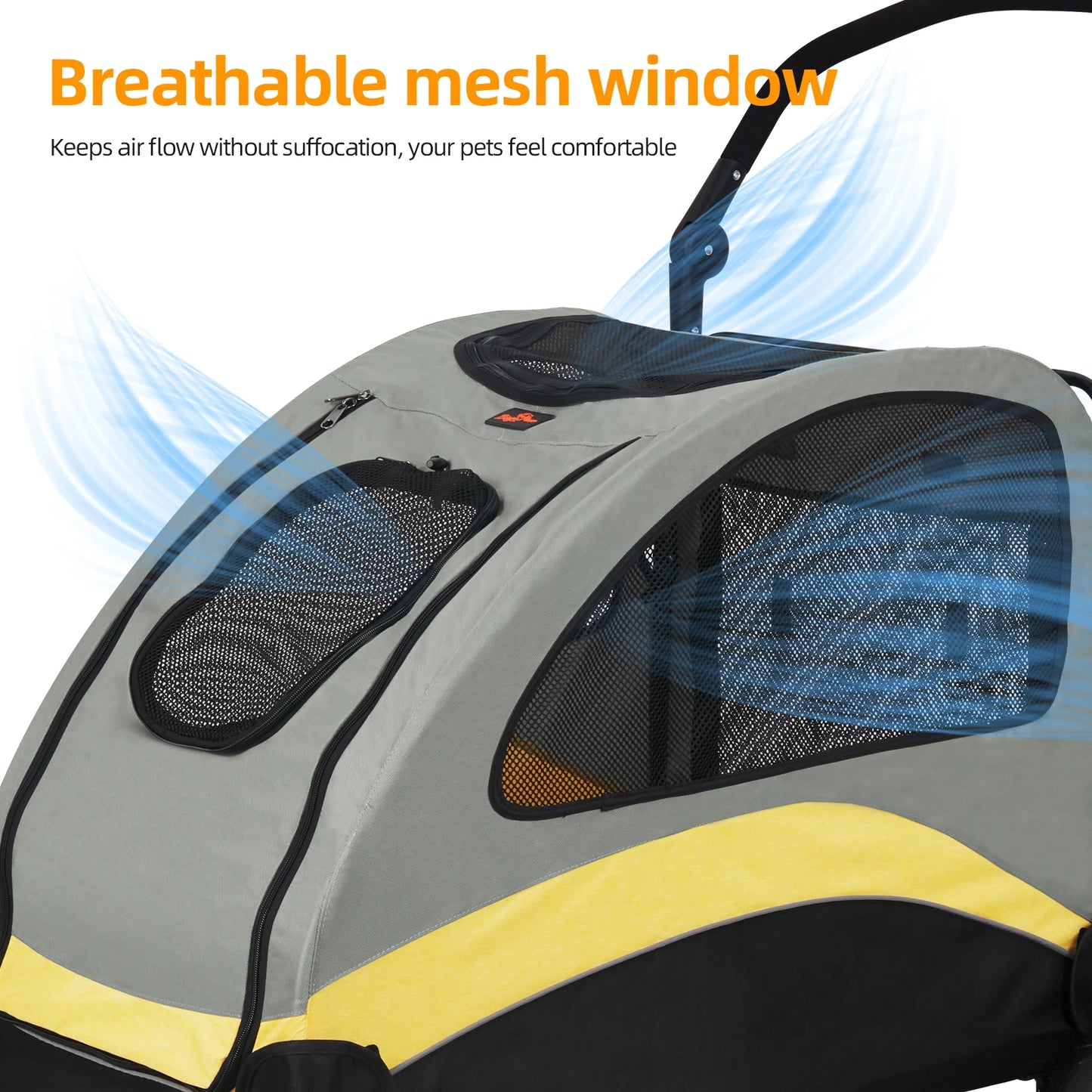 XL Portable Pet Stroller for Large Dogs Outdoors