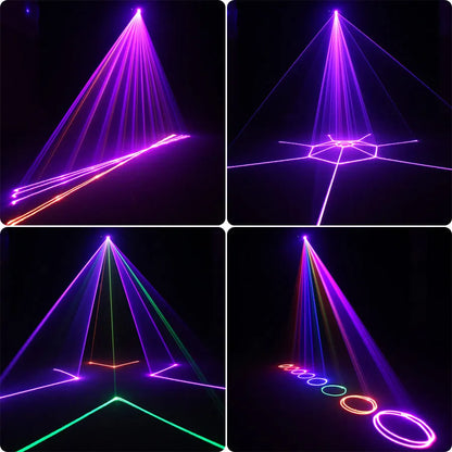 DJ Party RGB Laser Beam Projector with DMX Control