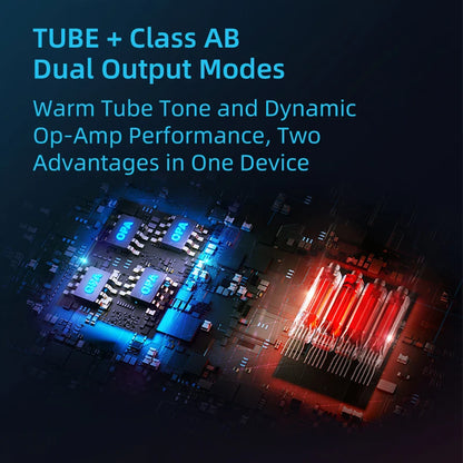 Portable 4-Tube Vacuum Headphone Amplifier & USB DAC