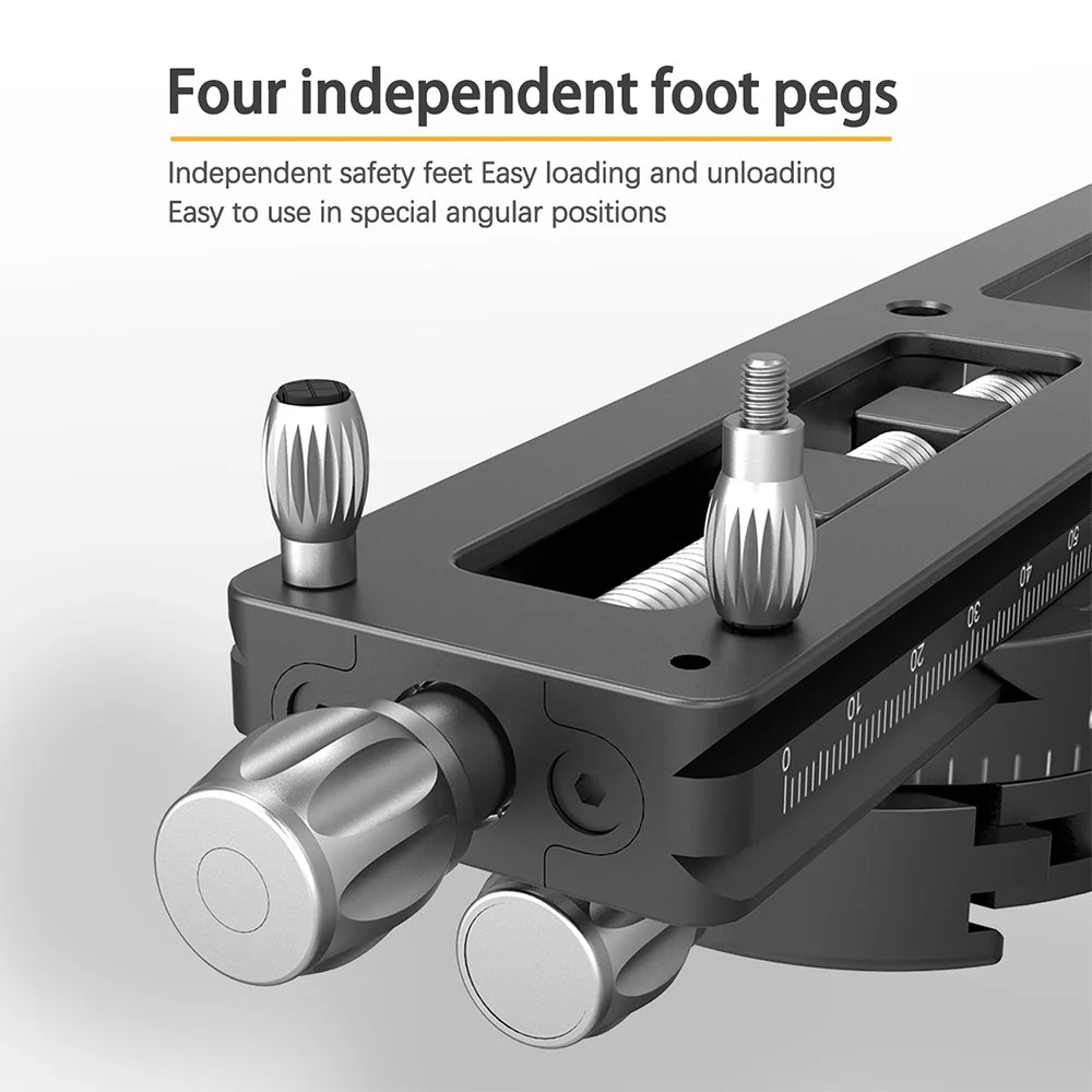 Portable SLR Camera Slider Rail Quick Mount Tripod Plate