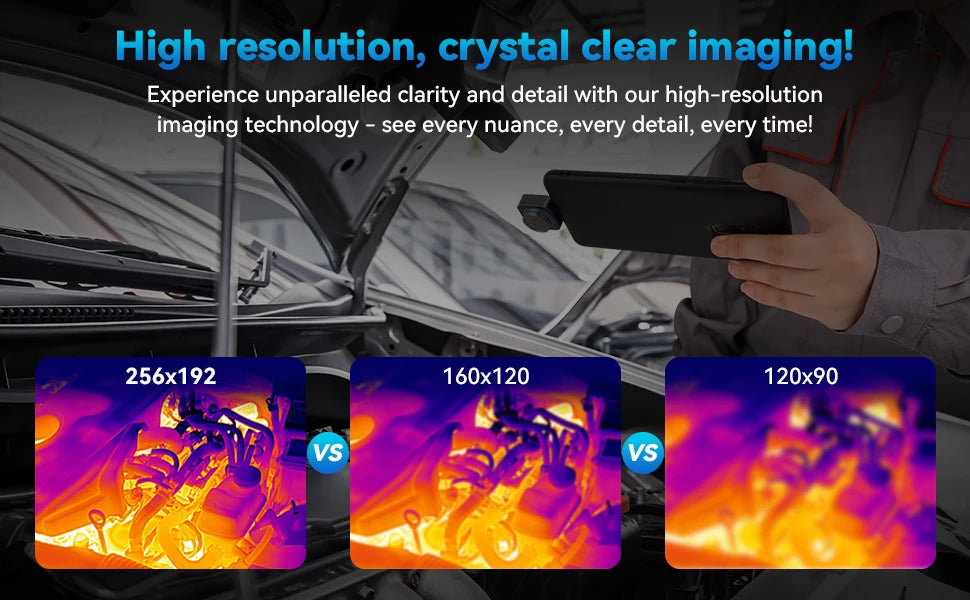 256×192 Thermal Camera for iPhone PCB Circuit Repair