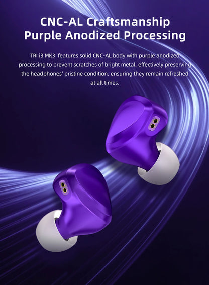 3rd-Gen Hybrid Hi-Fi In-Ear Earphones with Planar Drivers