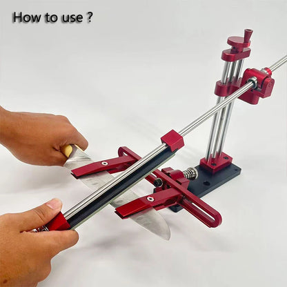 Professional Adjustable Knife Sharpening System with Grinding Stone