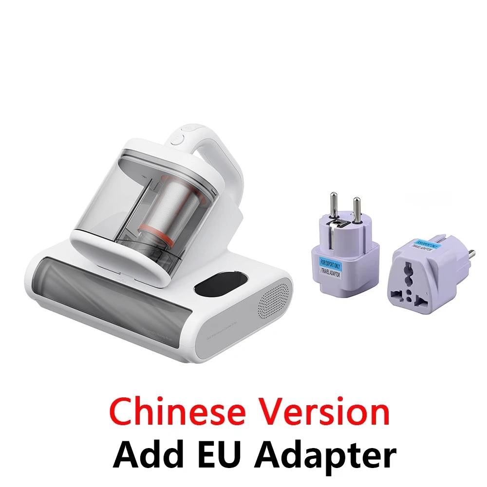 Cordless Mite Vacuum Cleaner 17kPa Smart Sensor Double Dust Cup