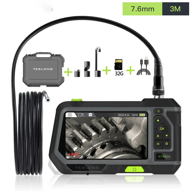 7.6mm 3m Snake Tube Inspection Borescope