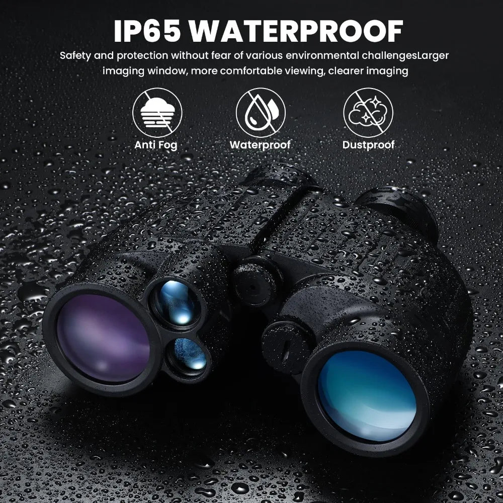 8×40 HD Binoculars Waterproof Bird Watching Rangefinder Compass