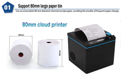 250mm/s Thermal Printer for Food Delivery and POS Systems