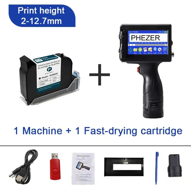 P15 Handheld Printer with Single Ink 12.7mm