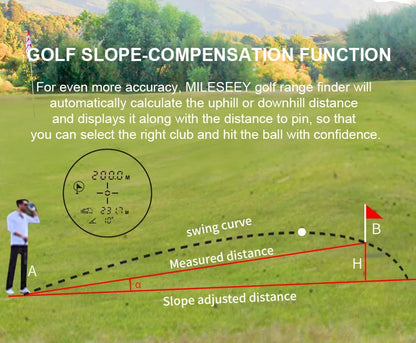 Portable Golf Laser Rangefinder 600M Distance Meter