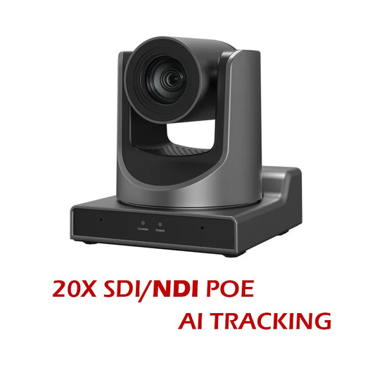 AI PTZ Camera 20X NDI Zoom Meetings and Events