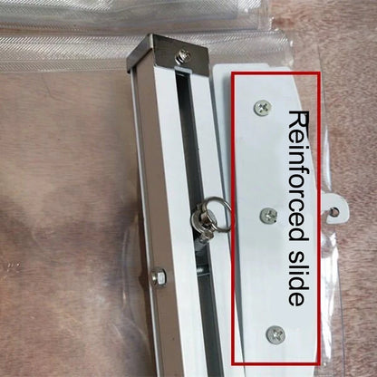 PVC Sliding Door Curtain Transparent 100x210cm Windproof