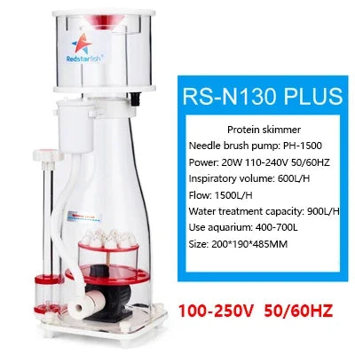Compact Internal Aquarium Skimmer for Saltwater Marine Use