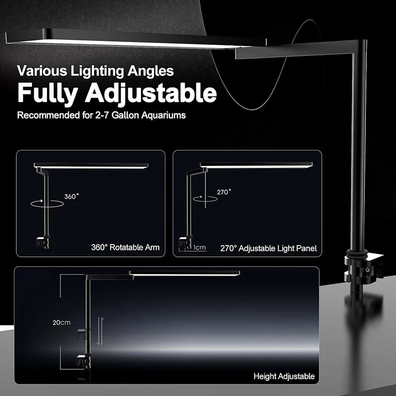 Nano LED Aquarium Light Full Spectrum App Control