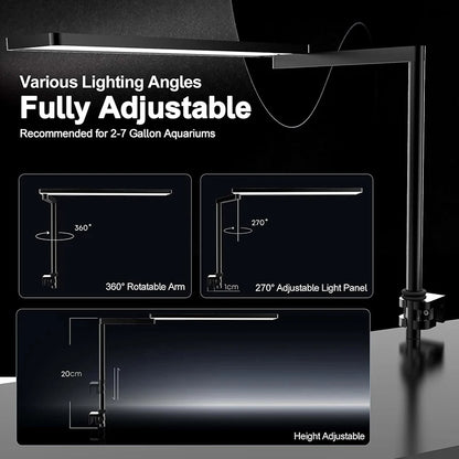 Nano LED Aquarium Light Full Spectrum App Control