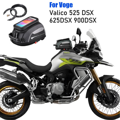 Waterproof Motorcycle Tank Bag with Phone Holder Quick Lock