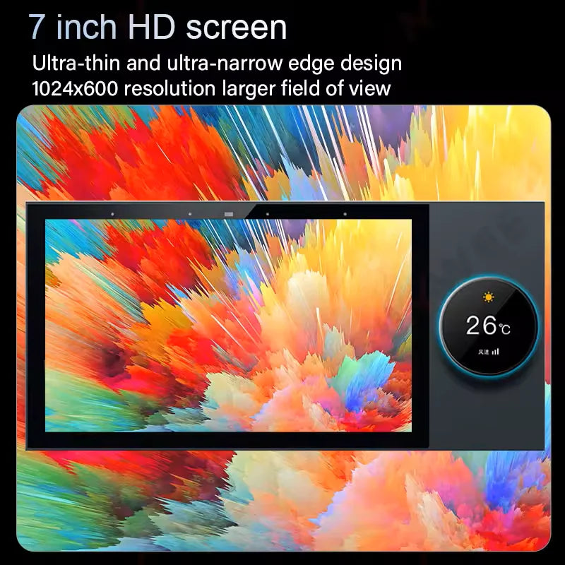 Wall-Mounted Smart Control Panel with Zigbee Hub & WiFi