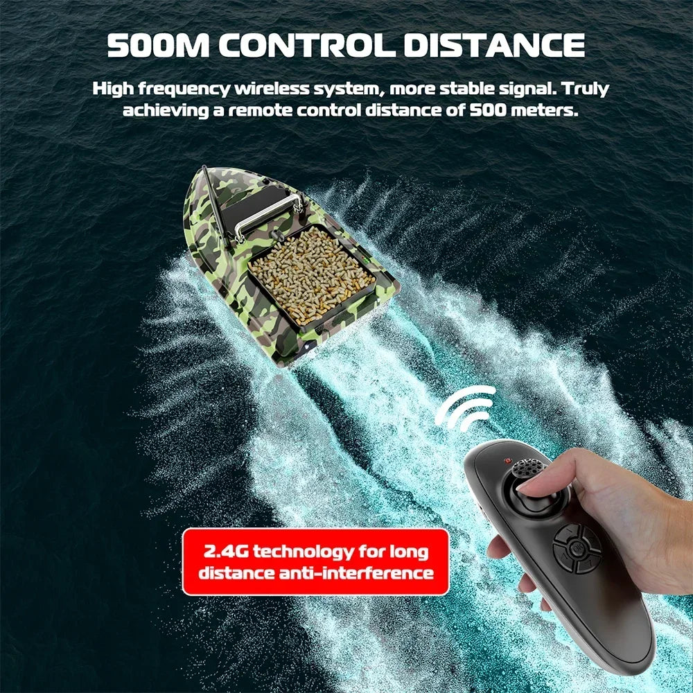 Portable Fishing Bait Boat 5200mAh