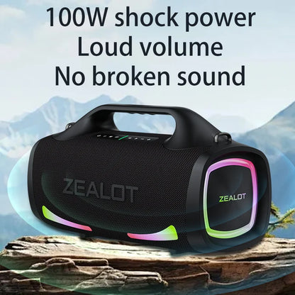 Rechargeable 100W Subwoofer Speaker for Travel and Outdoors
