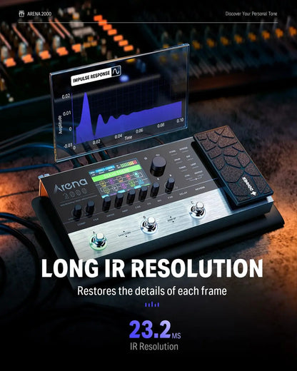 2000 Guitar Effects Pedal with Amp Modeling and MIDI