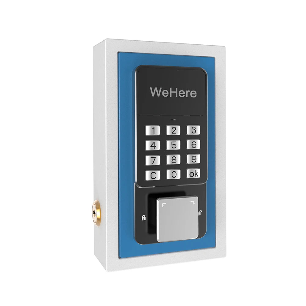 Digital Password Key Lock Box Blue