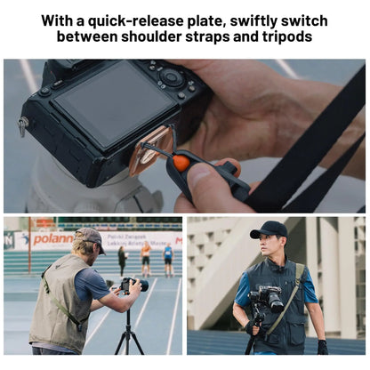 Green Heavy Duty Camera Strap Pro Quick Release