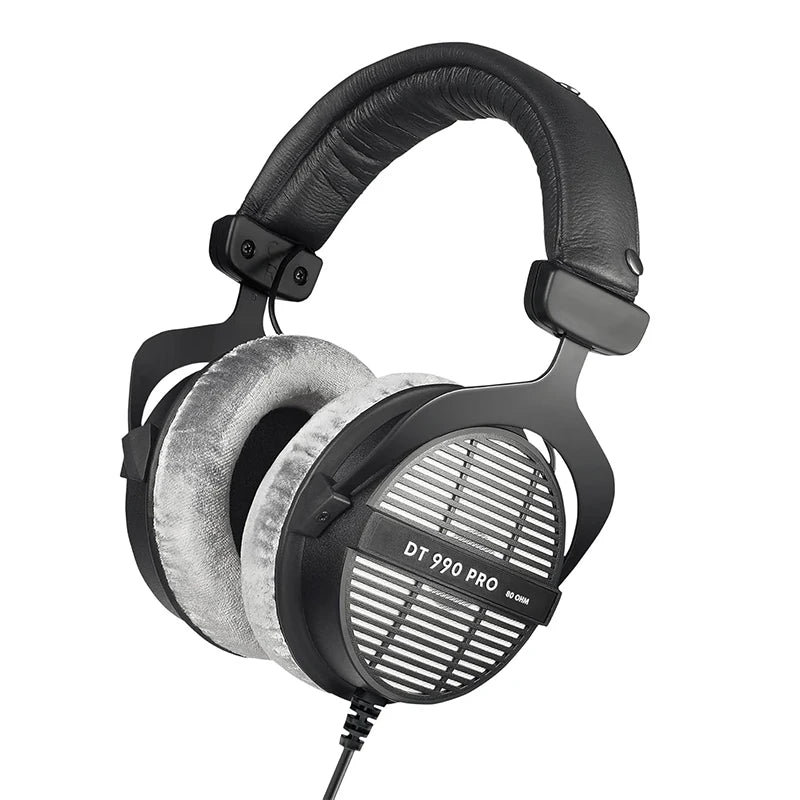 Gray 250 Ohm Studio Headphones for Mixing & Mastering