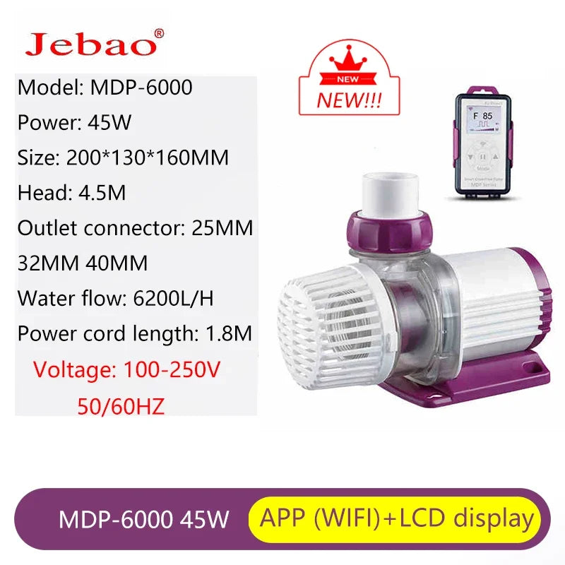 Powerful 45W DC Aquarium Pump with WiFi