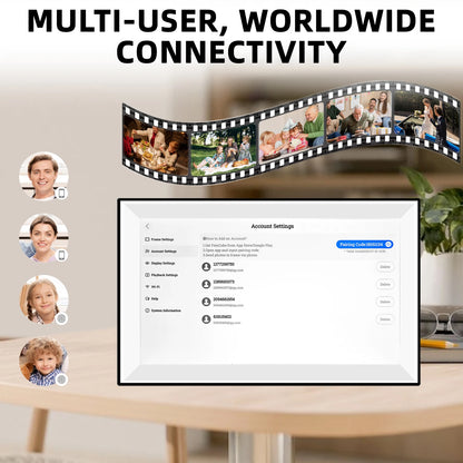 3 in 1 Digital Family Calendar with Photo Display 15.6"