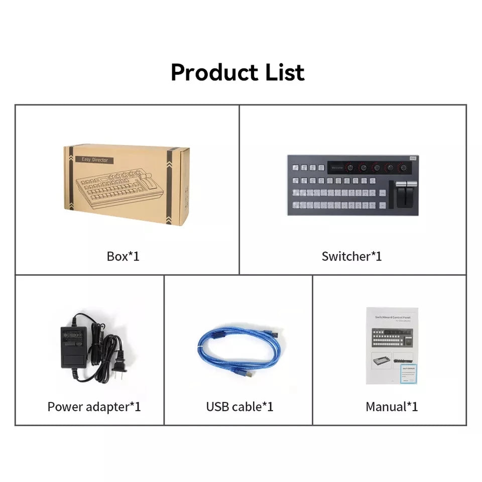 Portable Video Switcher Controller for Live Streaming