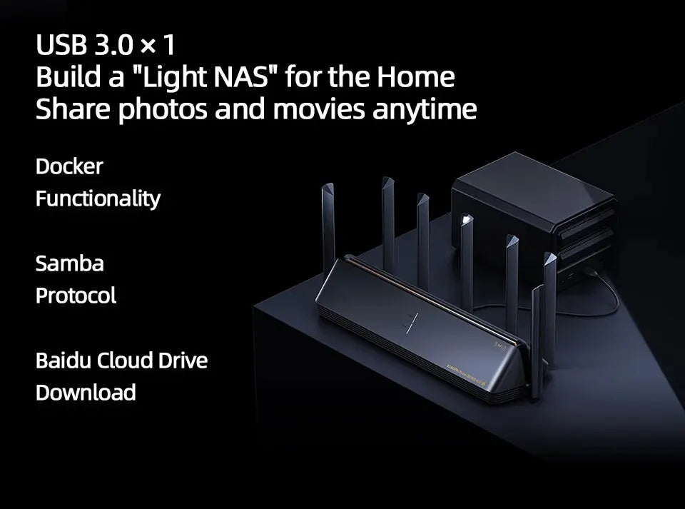 Smart WiFi 7 Mesh Router for Whole Home Coverage