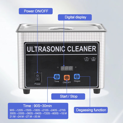 10L Portable Ultrasonic Bath with Heating Function