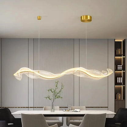 100cm Gold LED Dimmable Pendant Ceiling Light