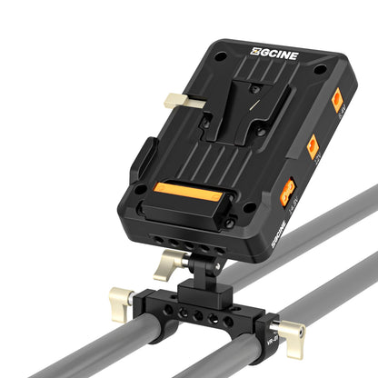 V-Lock Battery Plate PD 14.8V 15mm Rod Clamp