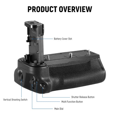 Professional Camera Grip Handle for Canon R5 R6 R6II