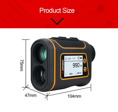 Laser Rangefinder Distance Meter with LCD Display