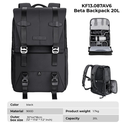 Outdoor Camera Backpack with Tripod Storage for Sony Canon Nikon