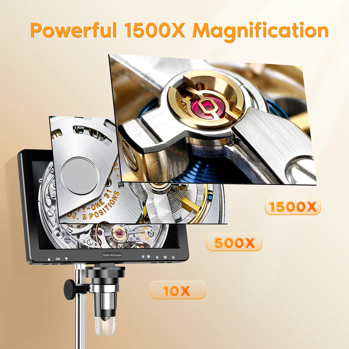 10.1 Inch  LCD Digital Microscope 32GB for Electronics Repair