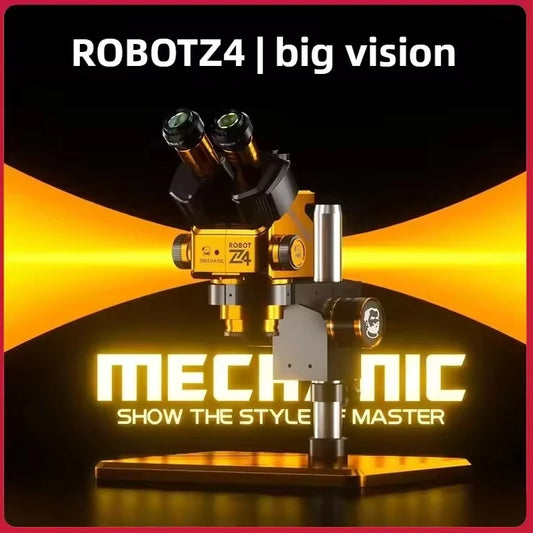 Compact Stereo Microscope for Electronics and PCB Work