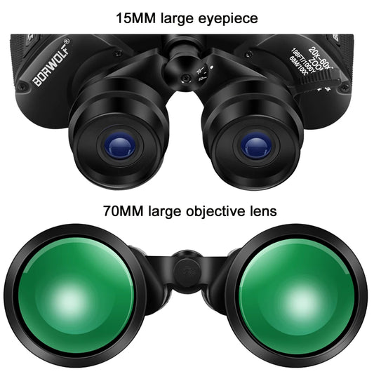Professional 20–60x70 Hunting Telescope Binoculars